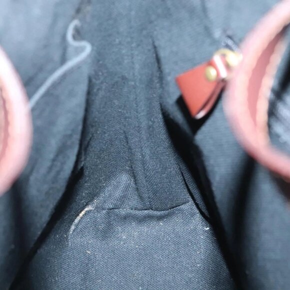 BURBERRY Nova Check Hand Bag PVC Beige Auth 122977 - Picture 13 of 16